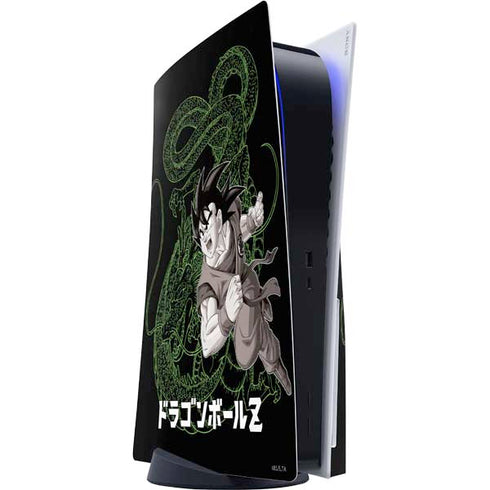 Dragon Ball Z Goku and Shenron PS5 Console Skin